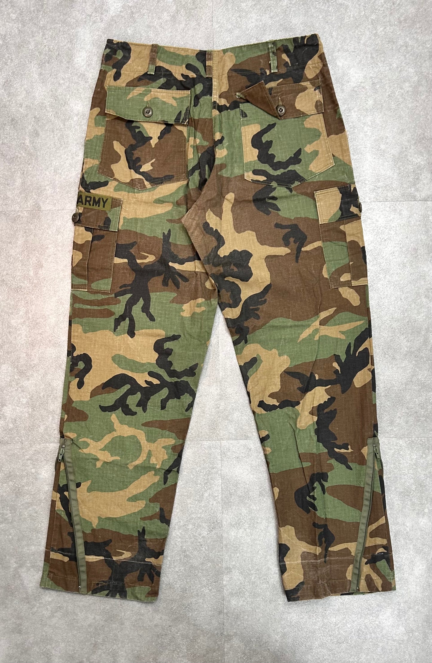 90s "US Army" BDU Woodland Cargo Pants