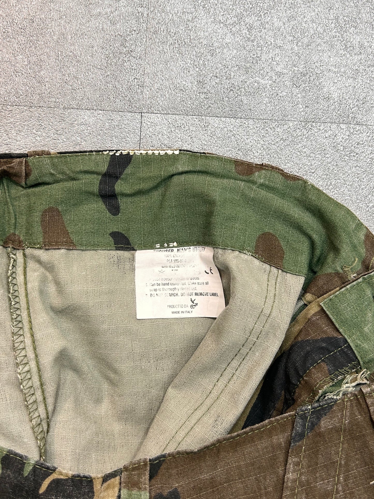 90s "US Army" BDU Woodland Cargo Pants