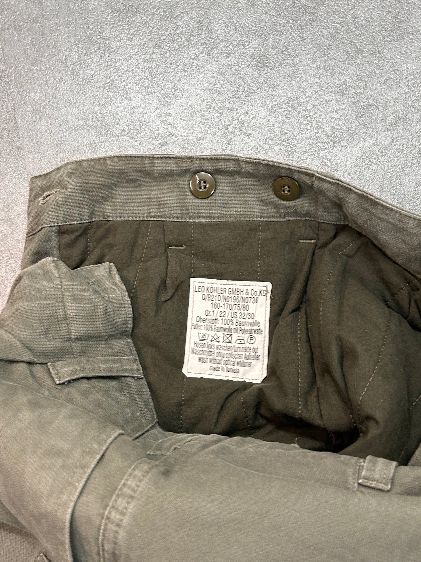 80s "German Military" Cargo Pants