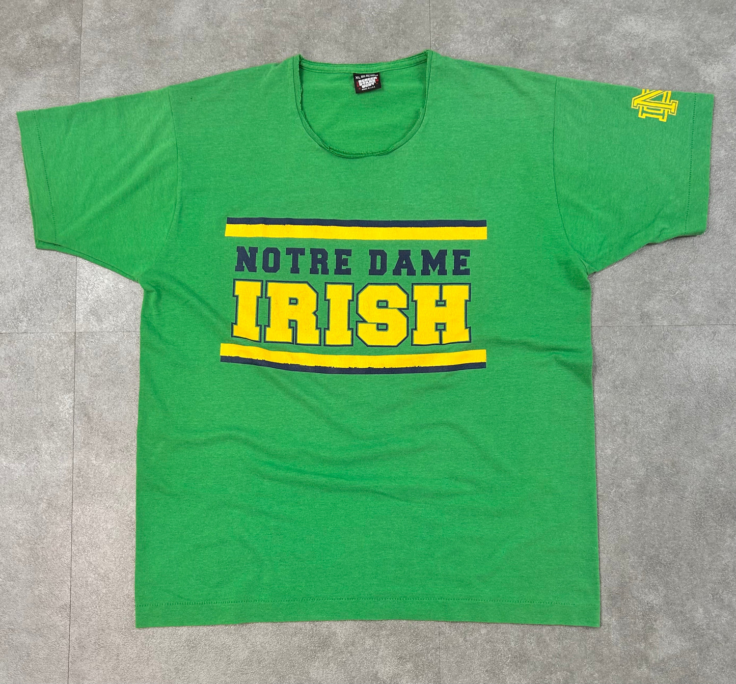 1990 "Notre Dame Irish" single stitch