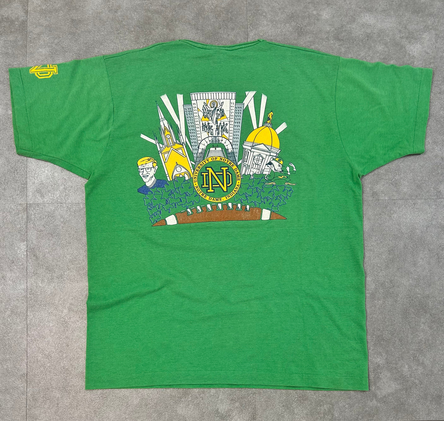 1990 "Notre Dame Irish" single stitch