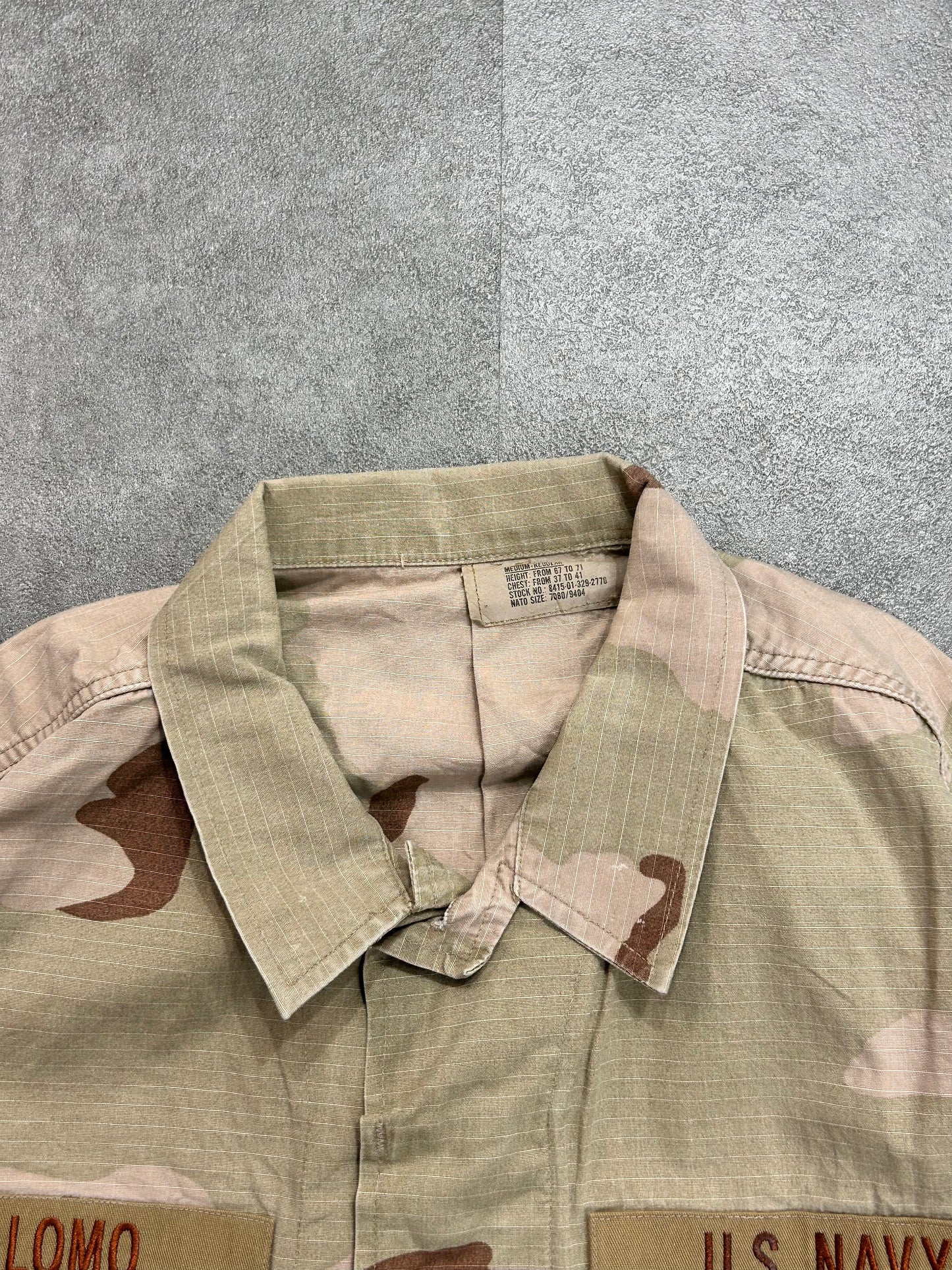 90s "US Navy Bojorquez" 3-Color Desert Combat Jacket