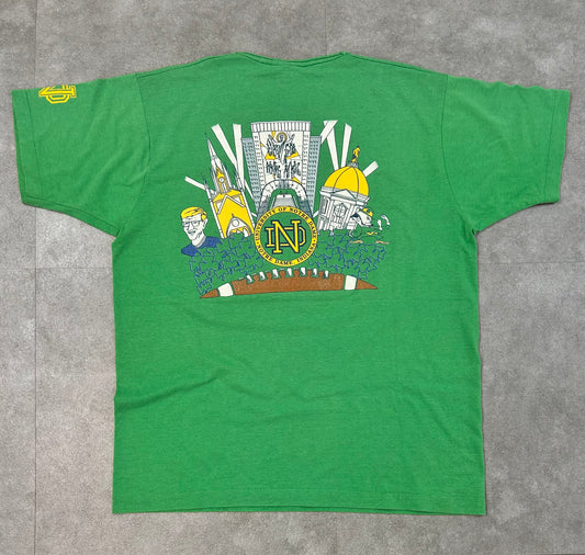 1990 "Notre Dame Irish" single stitch